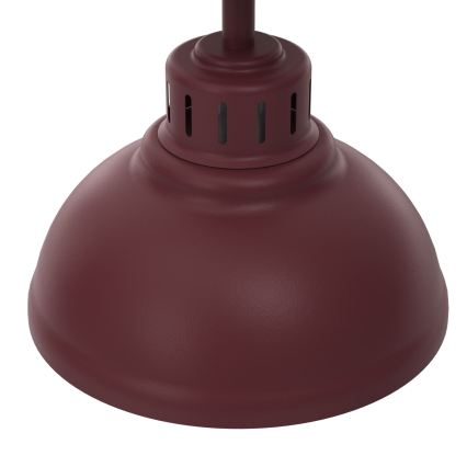 Kattovalaisin SVEN 1xE27/15W/230V halkaisija 21 cm viininpunainen