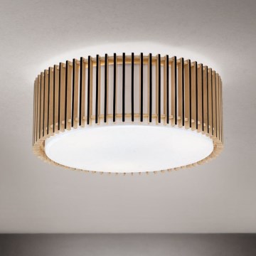 Kattovalaisin TARTA 3xE27/40W/230V, halkaisija 40 cm, beigenvärinen