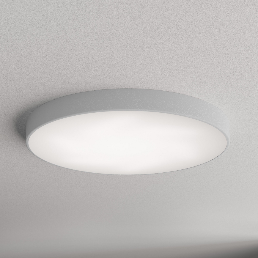 Kattovalaisin liike- ja hämärätunnistimella CLEO 6xE27/24W/230V halkaisija 80 cm harmaa