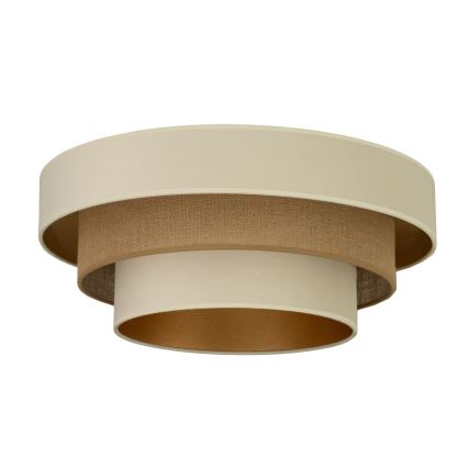 Kattovalaisin WENTA 1xE27/60W/230V halkaisija 50 cm beige/juutti