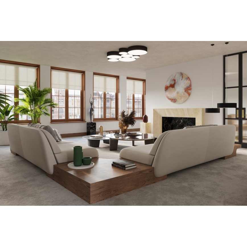 Kattovalo ARENA 45 3xE27/60W/230V musta