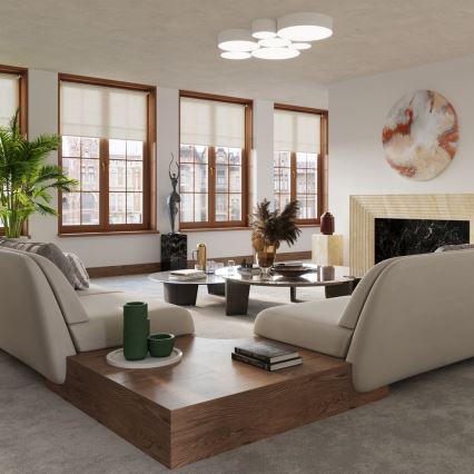 Kattovalo ARENA 4xE27/60W/230V valkoinen