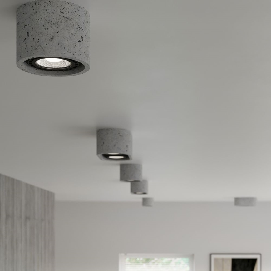 Kattovalo BASIC AR111 1xGU10/40W/230V betoni