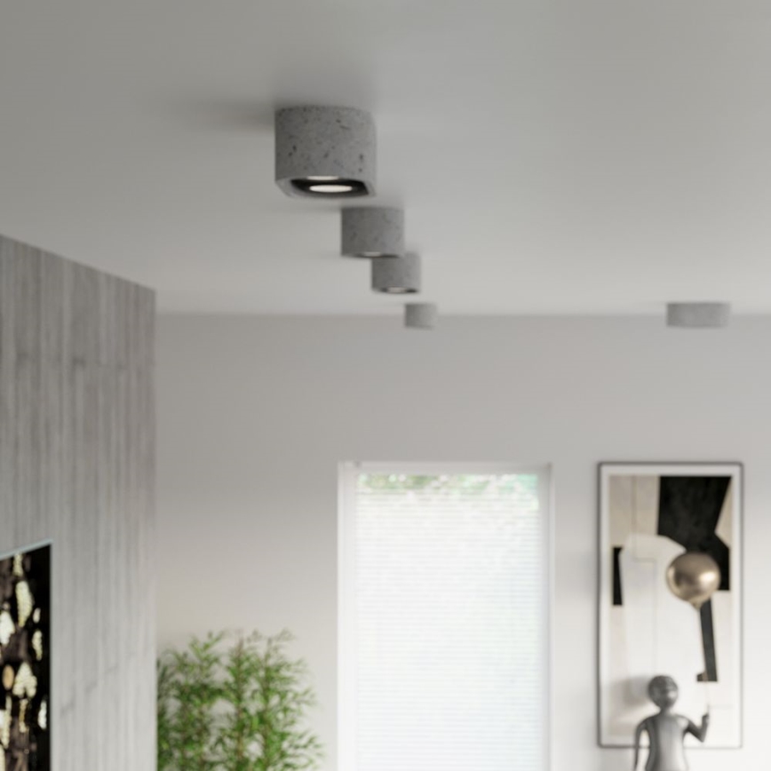 Kattovalo BASIC AR111 2xGU10/40W/230V betoni