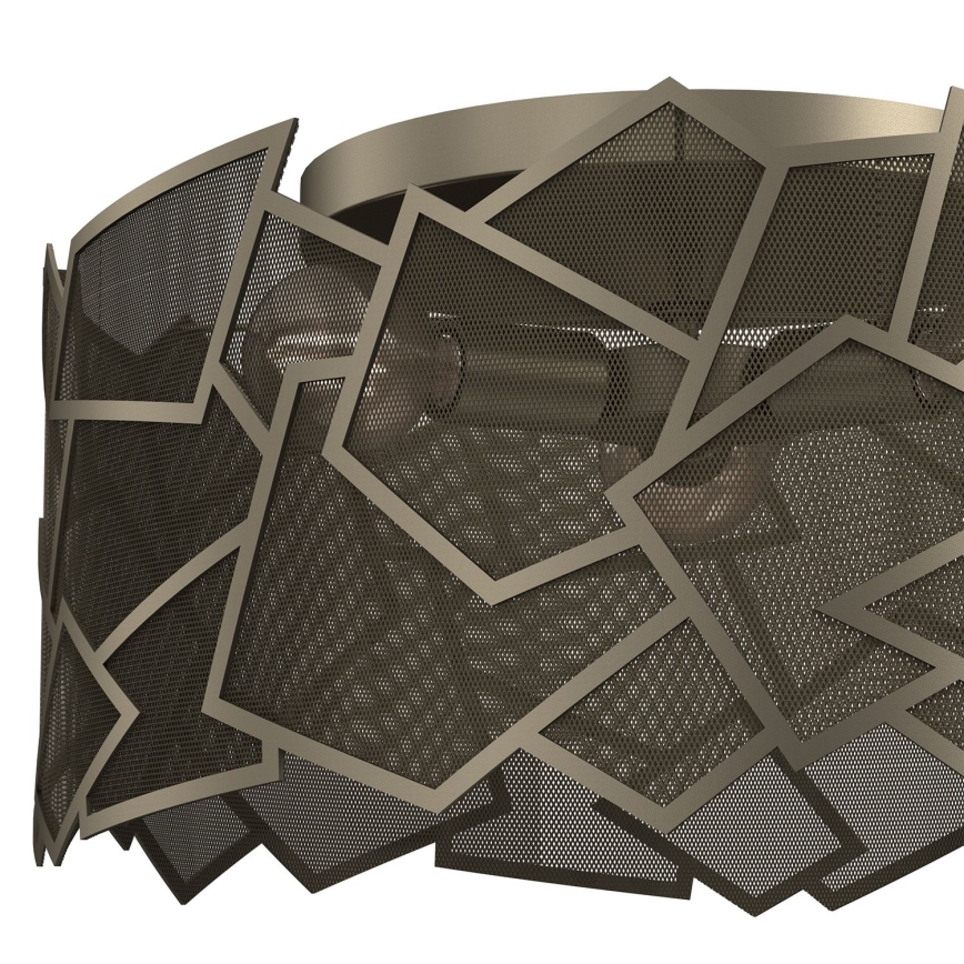 Kattovalo CAMO 3xE27/15W/230V kulta