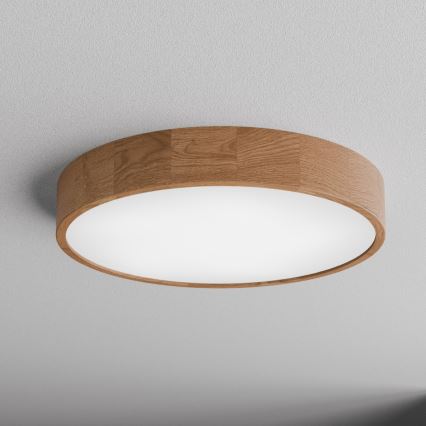 Kattovalo CLEO 5xE27/24W/230V halkaisija 57,5 cm tammi