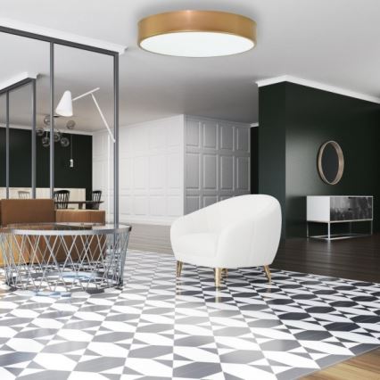 Kattovalo CLEO 6xE27/24W/230V d. 80 cm kulta