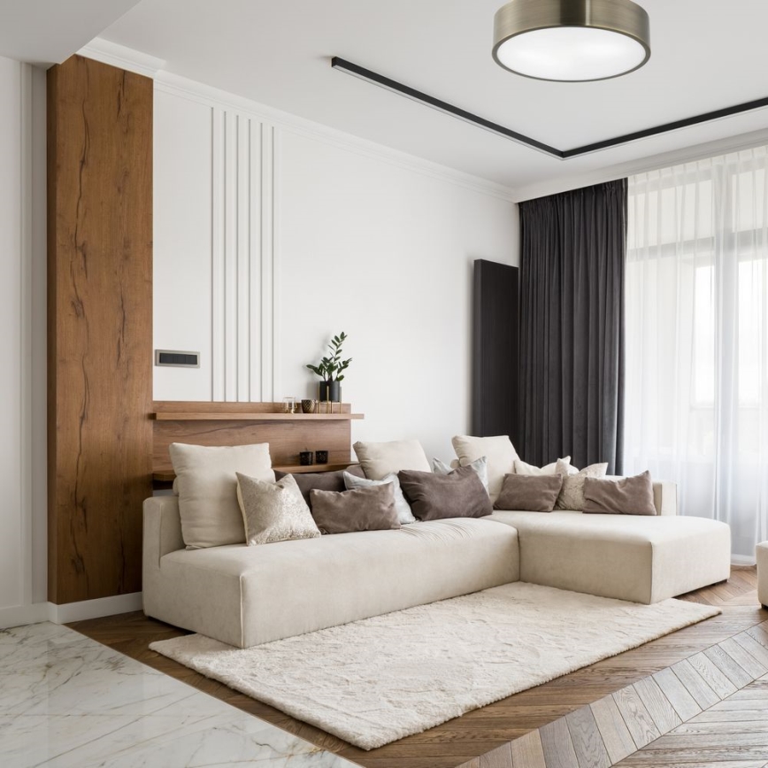 Kattovalo DANTE 2xE27/60W/230V halkaisija 36 cm patina