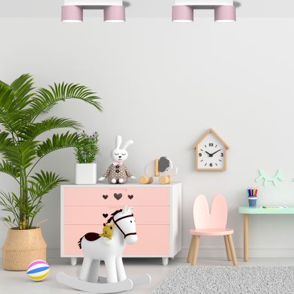 Kattovalo DIXIE 2xGX53/11W/230V pinkki