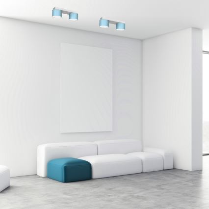 Kattovalo DIXIE 2xGX53/11W/230V sininen