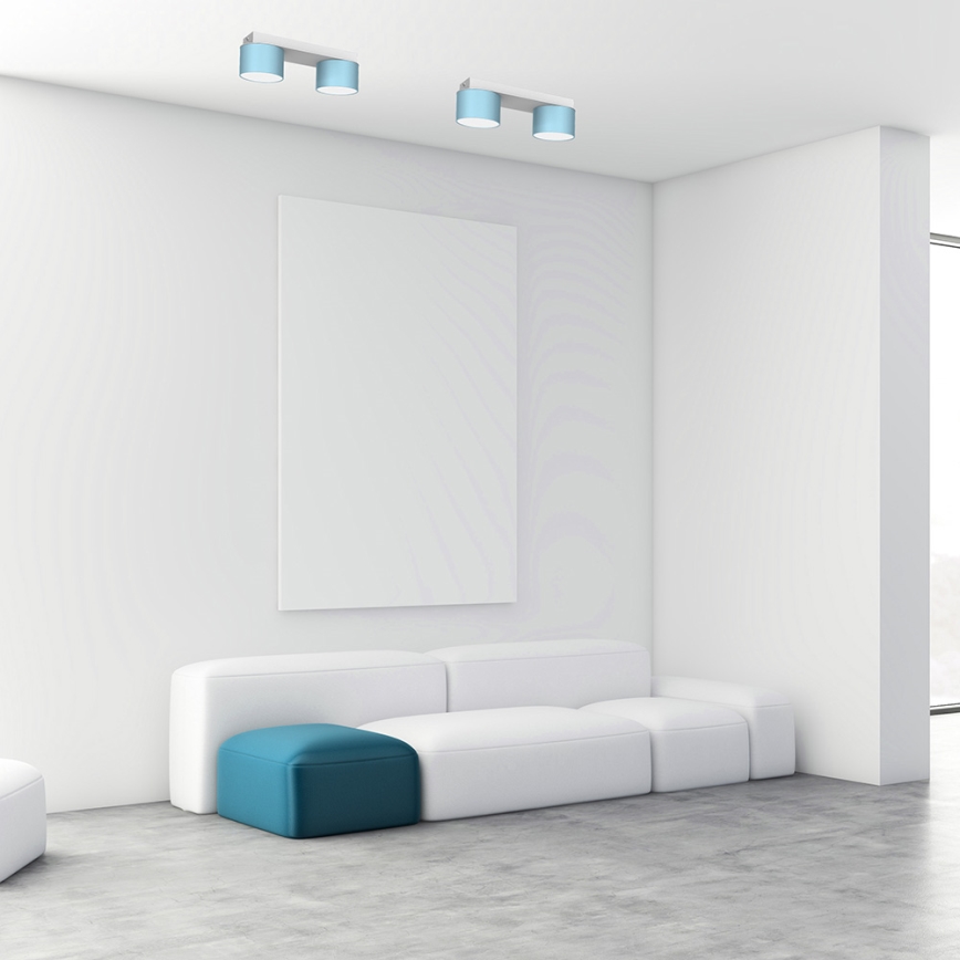 Kattovalo DIXIE 2xGX53/11W/230V sininen