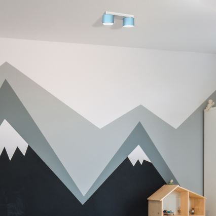 Kattovalo DIXIE 2xGX53/11W/230V sininen