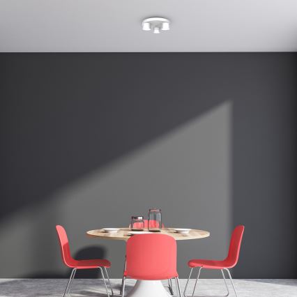 Kattovalo DIXIE 3xGX53/11W/230V valkoinen