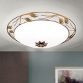 Kattovalo FLEUR 3xE27/60W/230V halkaisija 50 cm pronssi