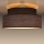 Kattovalo GRACE 1xE27/60W/230V halkaisija 40 cm ruskea/beige
