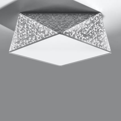 Kattovalo HEXA 2xE27/60W/230V hopea