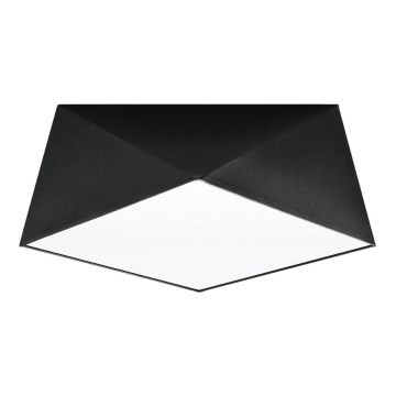 Kattovalo HEXA 2xE27/60W/230V musta