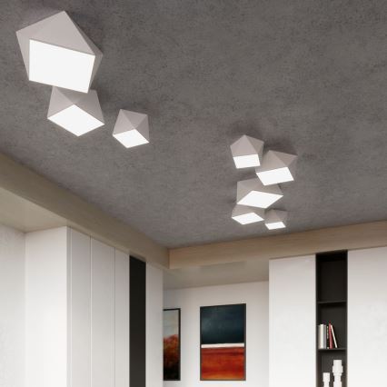 Kattovalo HEXA 2xE27/60W/230V valkoinen