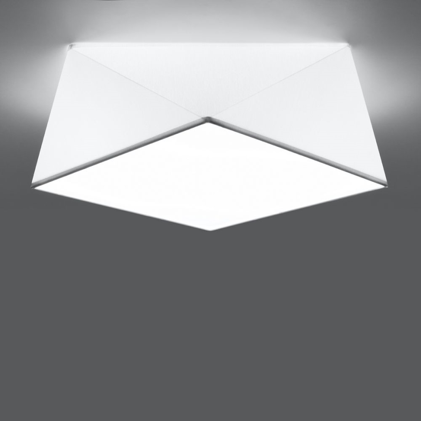 Kattovalo HEXA 2xE27/60W/230V valkoinen