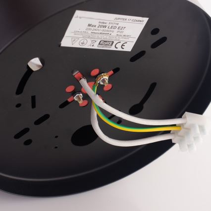 Kattovalo JUPITER 1xE27/20W/230V 181x165 mm