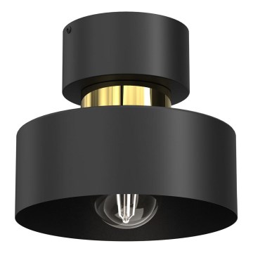 Kattovalo MARTI 1xE27/15W/230V musta/kulta