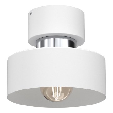 Kattovalo MARTI 1xE27/15W/230V valkoinen/kiiltävä kromi