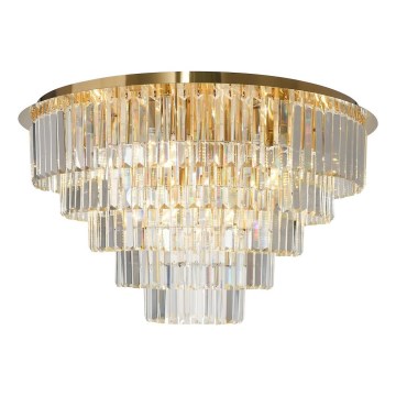 Kattovalo MILANO 12xE14/40W/230V kulta