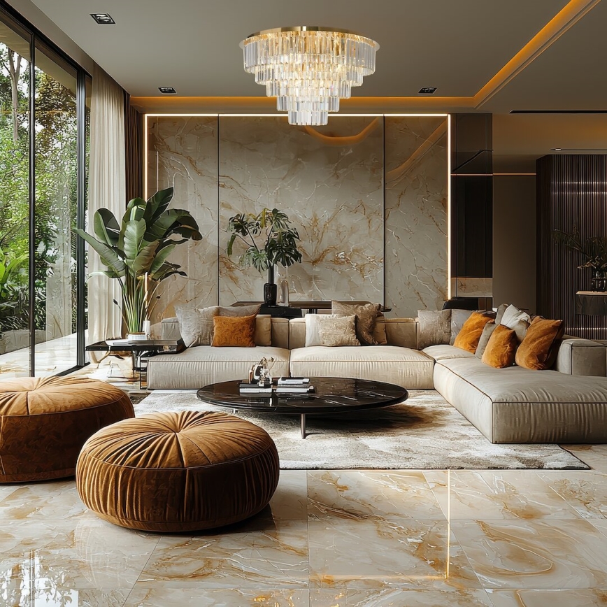 Kattovalo MILANO 12xE14/40W/230V kulta