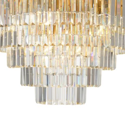 Kattovalo MILANO 12xE14/40W/230V kulta