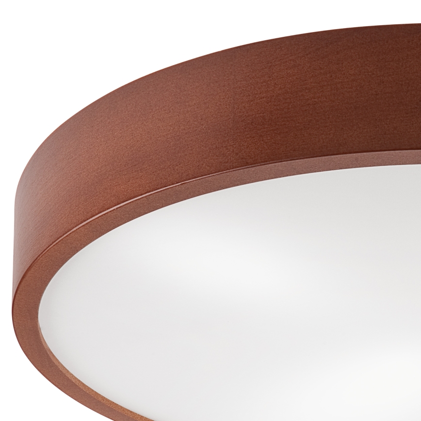 Kattovalo NATURAL 4xE27/60W/230V ø 57,5 cm mänty/ruskea