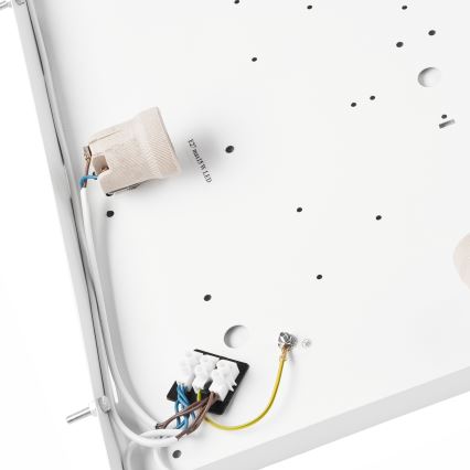 Kattovalo NATURAL SQUARE 4xE27/15W/230V 48x48 cm mänty/musta