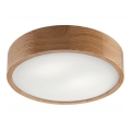 Kattovalo OAK 2xE27/60W/230V tammi ø37 cm
