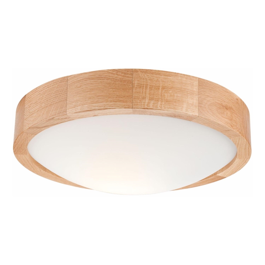 Kattovalo OAK SLIM 1xE27/60W/230V tammi ø 27 cm