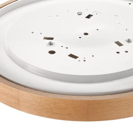 Kattovalo OAK SLIM 3xE27/60W/230V tammi ø 47 cm