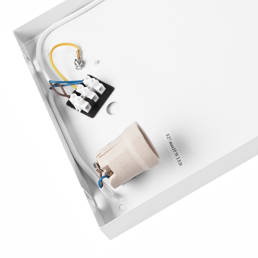 Kattovalo OAK SQUARE 2xE27/15W/230V 35x35 cm tammi