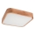 Kattovalo OAK SQUARE 4xE27/15W/230V 45x45 cm tammi