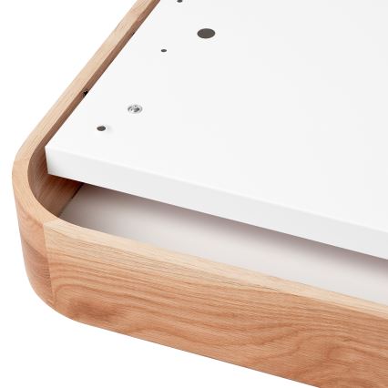 Kattovalo OAK SQUARE 4xE27/15W/230V 45x45 cm tammi