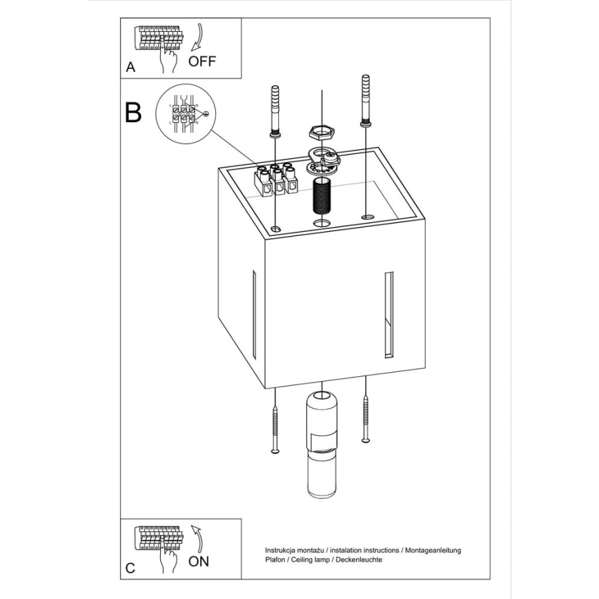 Kattovalo PIXAR 1xG9/40W/230V