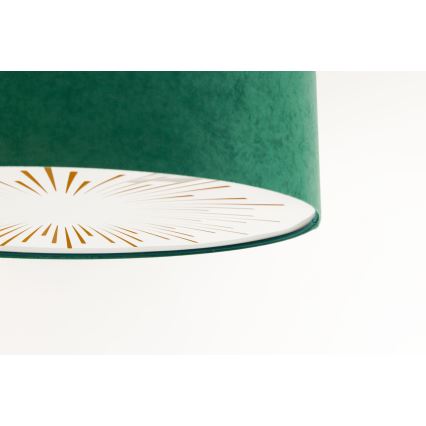 Kattovalo RAYS 2xE27/60W/230V halkaisija 60 cm vihreä