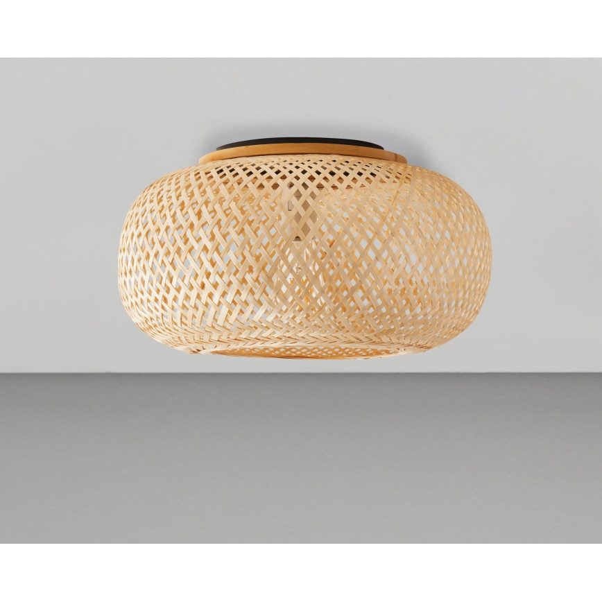 Kattovalo SALOMON 1xE27/10W/230V halkaisija 40 cm bambu