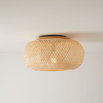 Kattovalo SALOMON 1xE27/10W/230V halkaisija 40 cm bambu