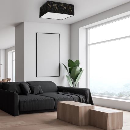 Kattovalo SENSO 3xE27/60W/230V musta