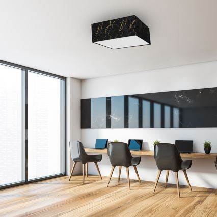 Kattovalo SENSO 3xE27/60W/230V musta