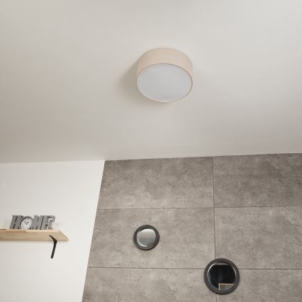 Kattovalo SIRJA 1xE27/60W/230V halk. 35 cm beige