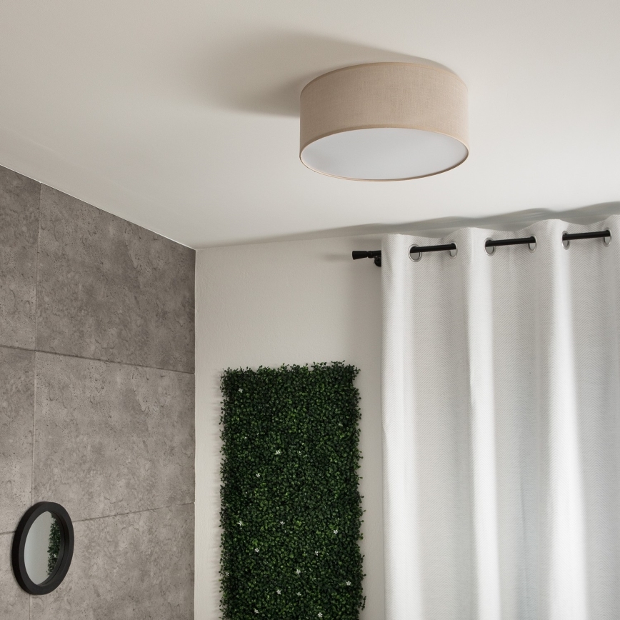 Kattovalo SIRJA 1xE27/60W/230V halk. 35 cm beige