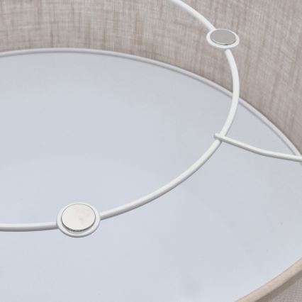 Kattovalo SIRJA 1xE27/60W/230V halk. 35 cm beige