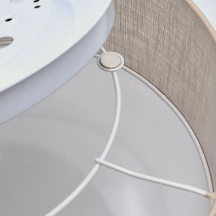 Kattovalo SIRJA 1xE27/60W/230V halk. 35 cm beige