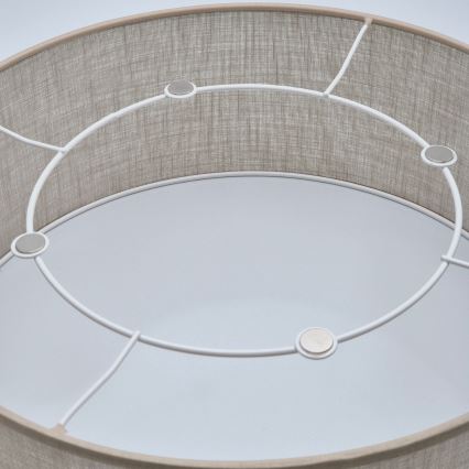 Kattovalo SIRJA 1xE27/60W/230V halk. 35 cm beige