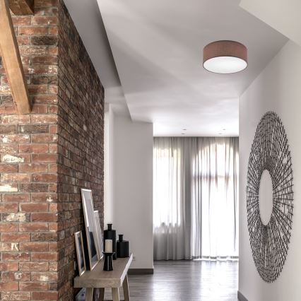 Kattovalo SIRJA 1xE27/60W/230V halk. 35 cm ruskea