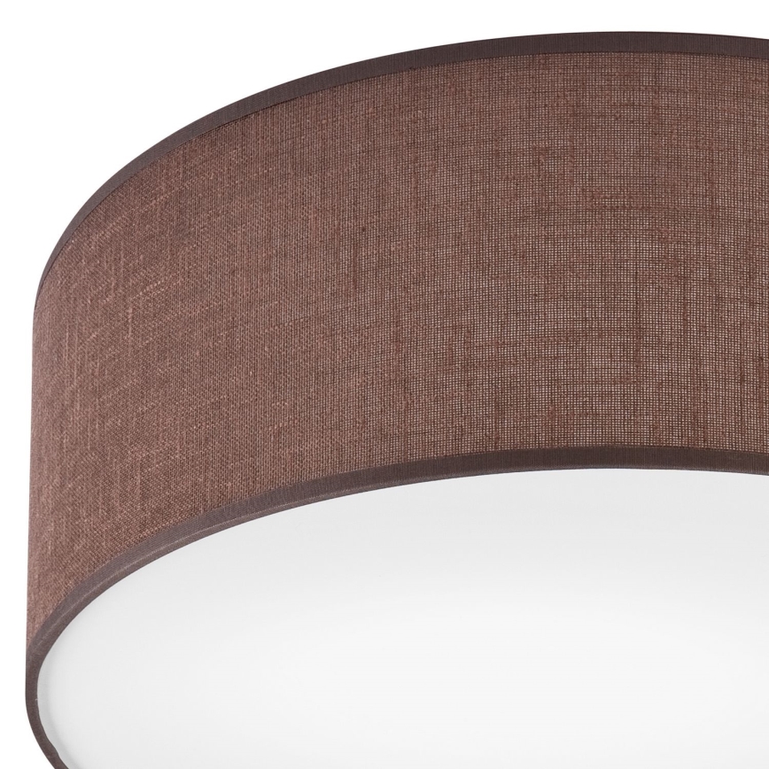 Kattovalo SIRJA 1xE27/60W/230V halk. 35 cm ruskea